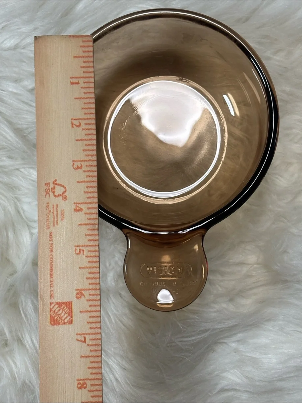 Vision by Corning‎ Amber Glass Measuring Cup - Single Handle